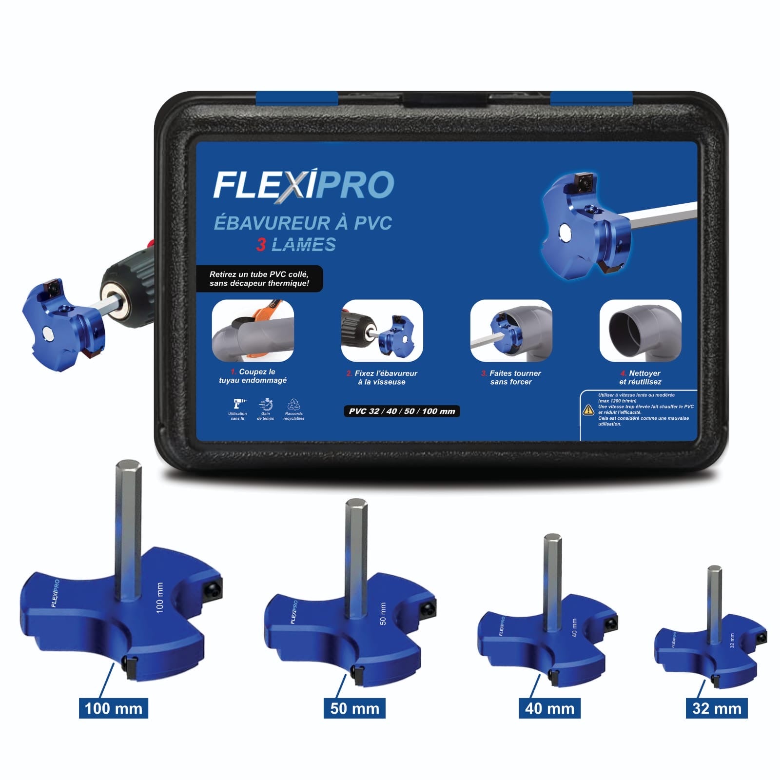 FlexiCut Pro Ebavurateur à PVC